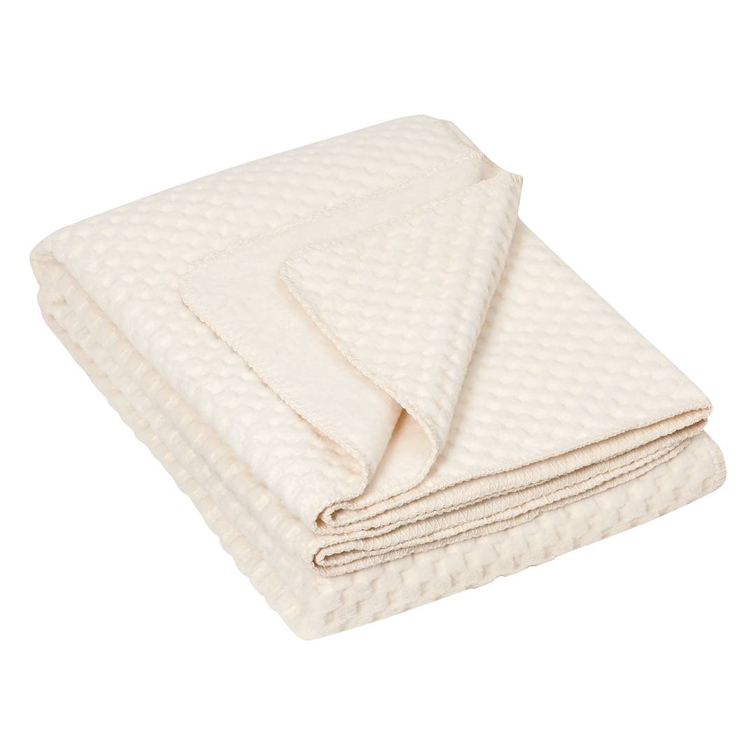 Baumwoll-Plüschdecke "Cotona-Certa" von Allnatura