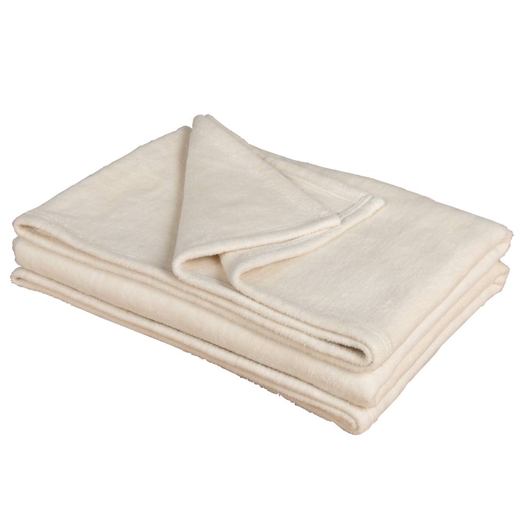 Baumwoll-Plüschdecke "Cotona-Natura" von Allnatura