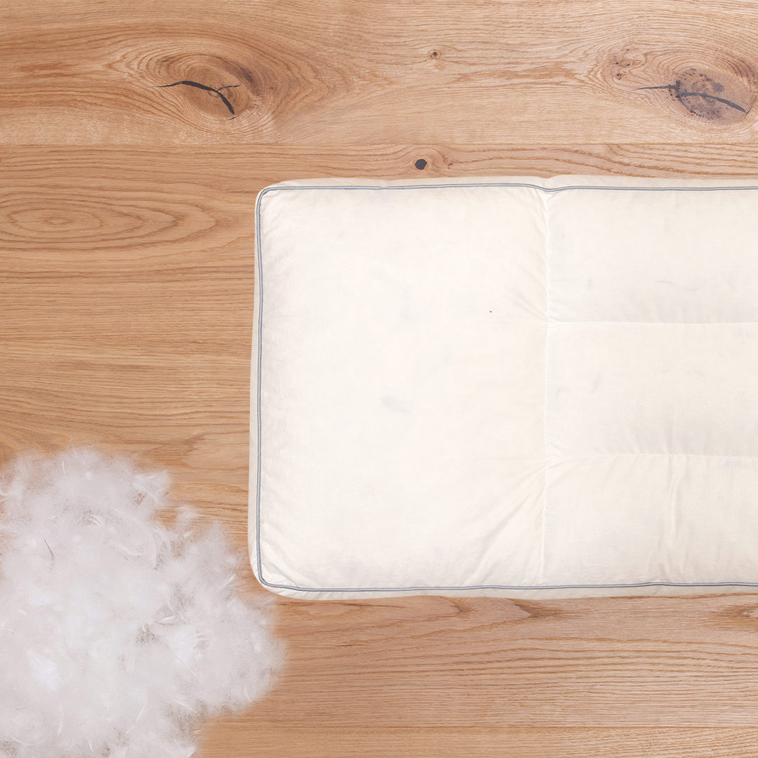 Daunen-Nackenstützkissen "Ansara-Ergo" von Allnatura