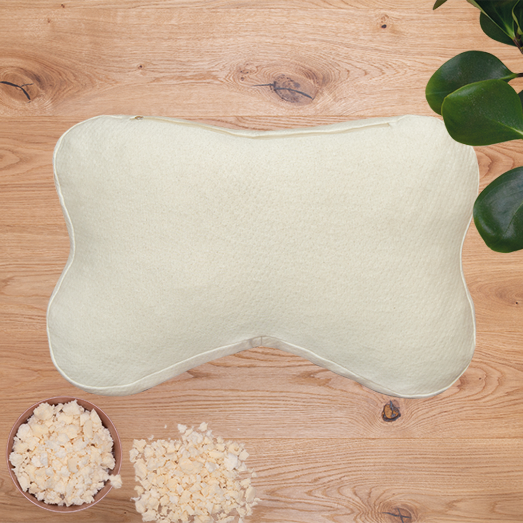 Schmetterlings-Nackenstützkissen "Alata" von Allnatura