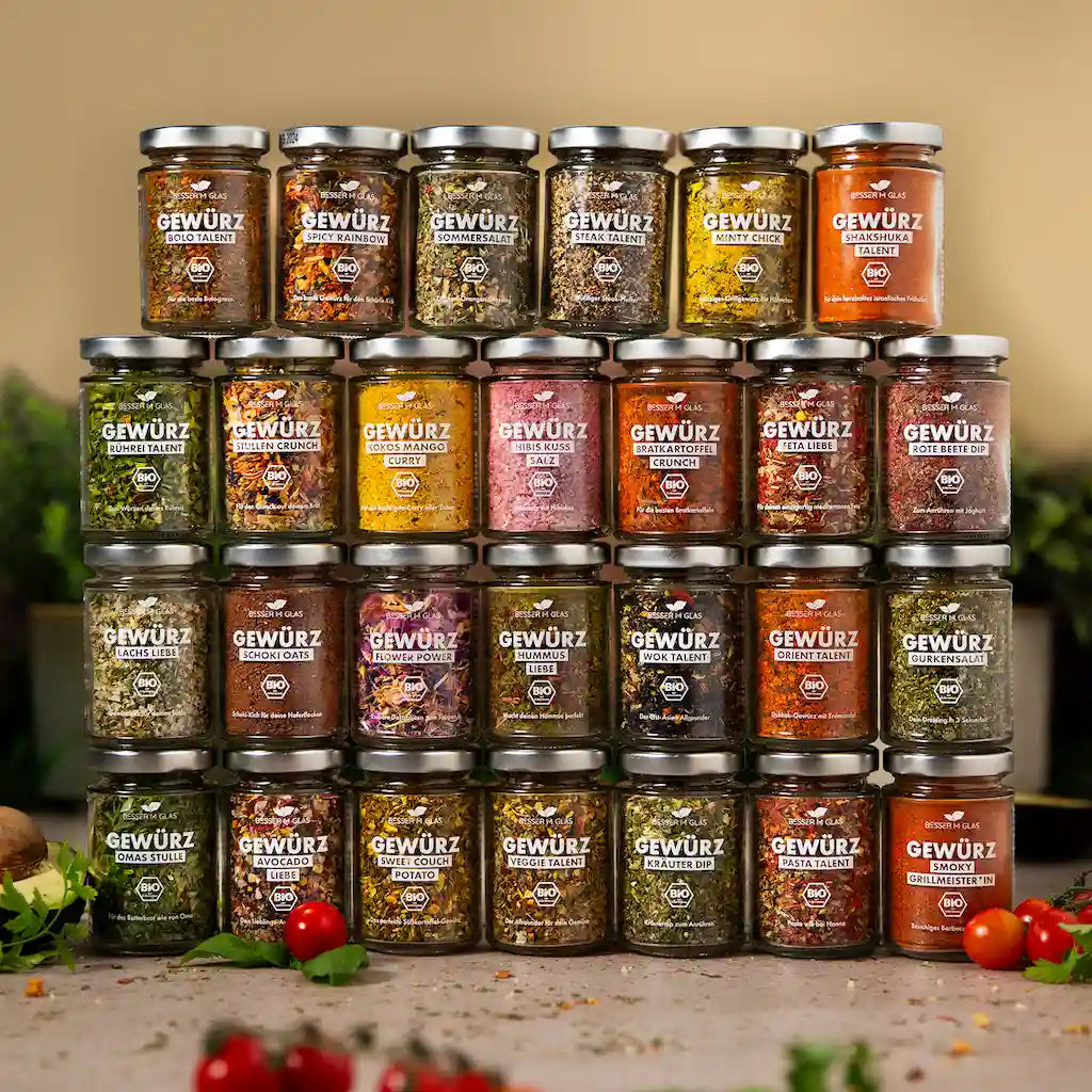 Gewürz Gesamtpaket von Besser im Glas