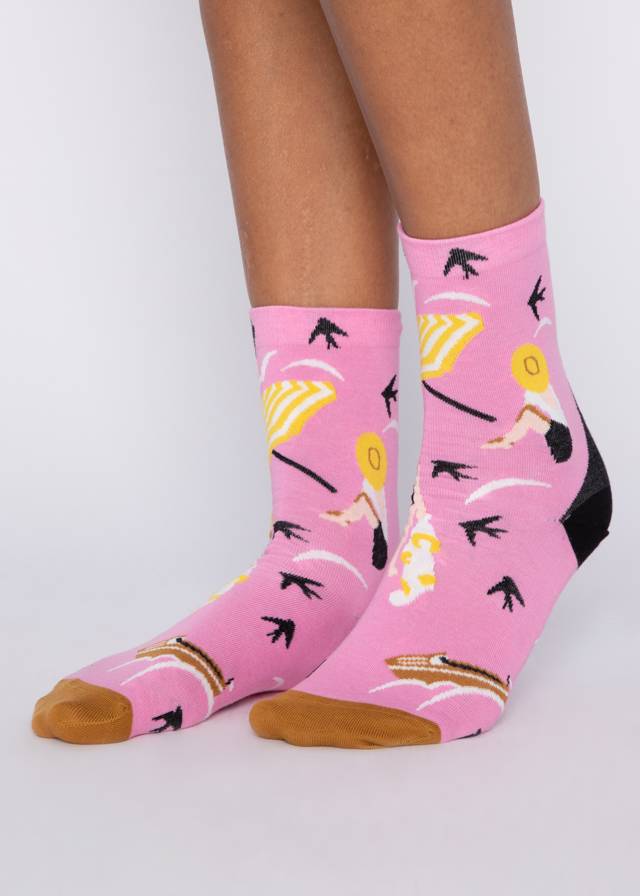 Baumwollsocken Sensational Steps - Beach Holidays von Blutsgeschwister