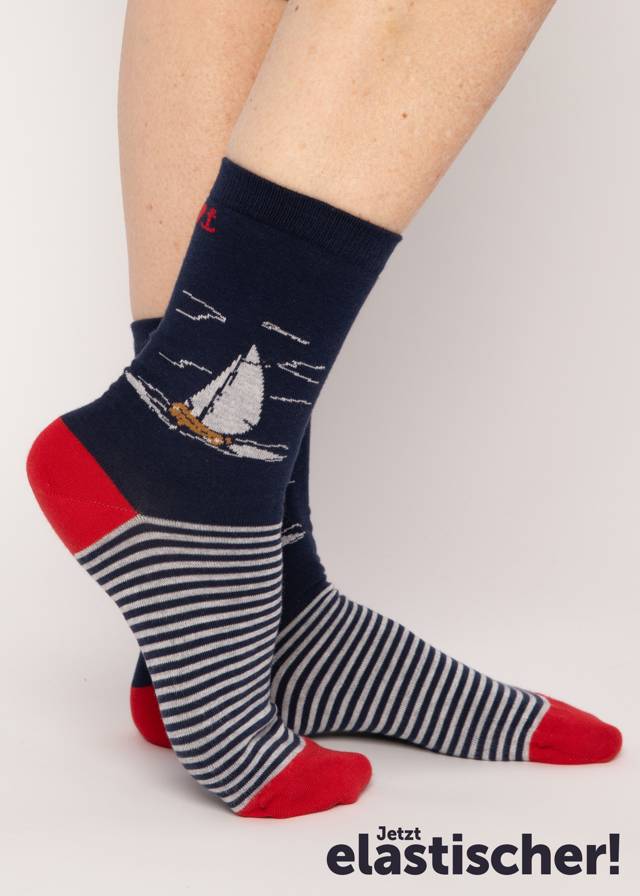 Baumwollsocken Sensational Steps - Sail With Me Honey von Blutsgeschwister