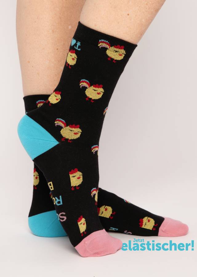Baumwollsocken Sensational Steps - Save The Rooster Baby von Blutsgeschwister