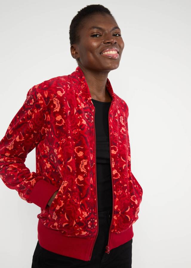 Blouson Velvet Harmony Bomber - Red Carpet Feelings von Blutsgeschwister