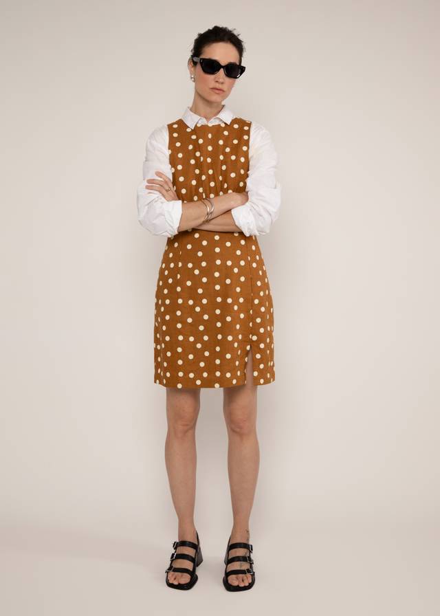 Etuikleid Robe de Marie - Pretty In Bronze Linen von Blutsgeschwister