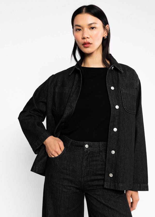Hemdjacke Love Shack - Midnight Ash Denim von Blutsgeschwister