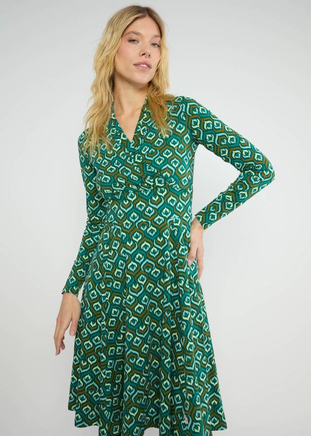 Herbstkleid Shalala Tralala Shawl - Colorful Ducky von Blutsgeschwister