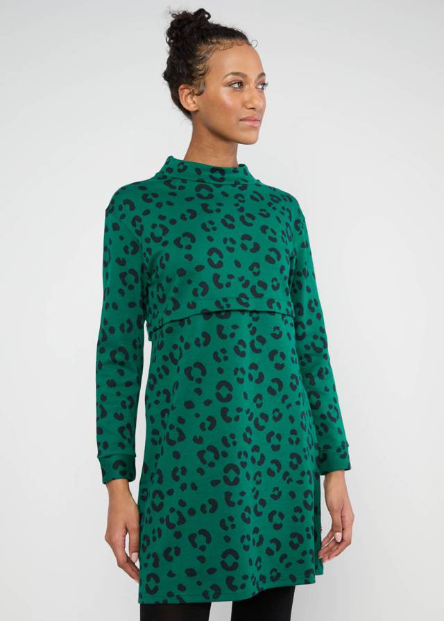 Herbstkleid Wild Side Moments - Wild Green Leo von Blutsgeschwister
