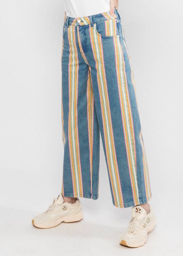 Jeanshose Lene Lou Marquee - Summertime Stripes von Blutsgeschwister