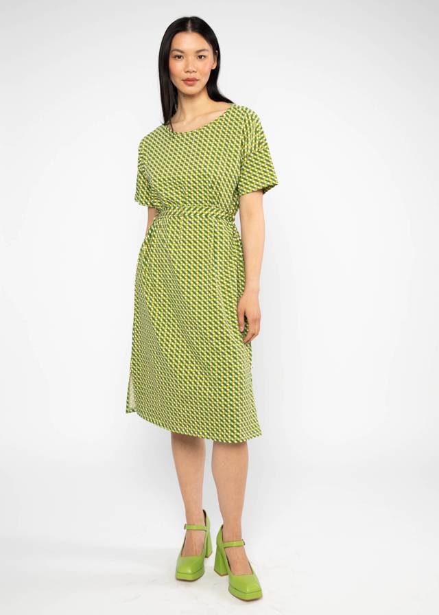 Jerseykleid Easy Goes Happy - Golden Canopy von Blutsgeschwister