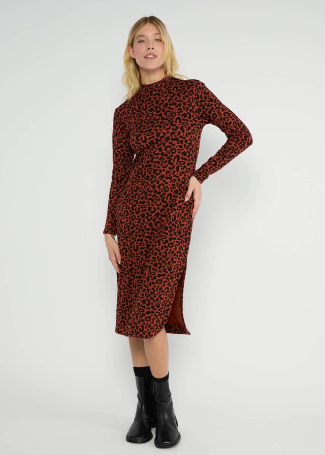 Langarmkleid Minimal Chic - Leo Or No Leo von Blutsgeschwister