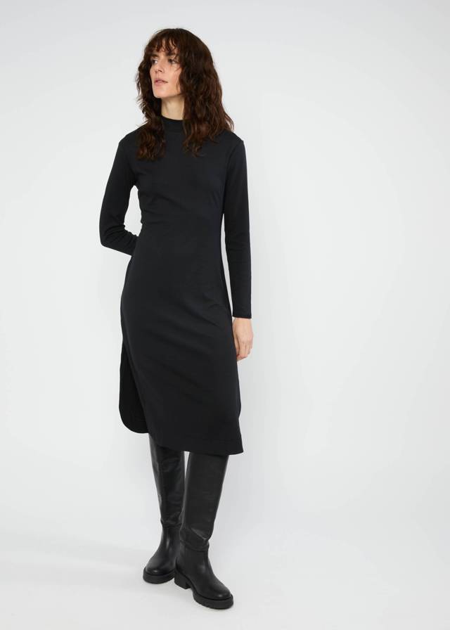 Langarmkleid Minimal Chic - Magical Art Black von Blutsgeschwister