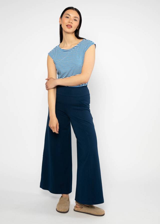 Marlenehose La Dietrich - Dark Ultramarine Blue von Blutsgeschwister