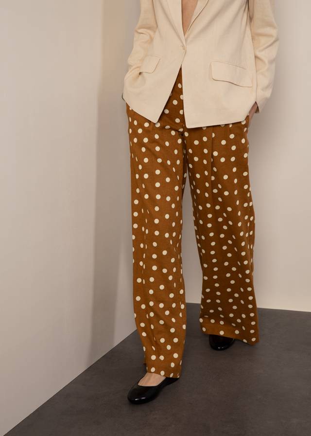 Marlenehose La légèreté de Marlène - Pretty In Bronze Linen von Blutsgeschwister