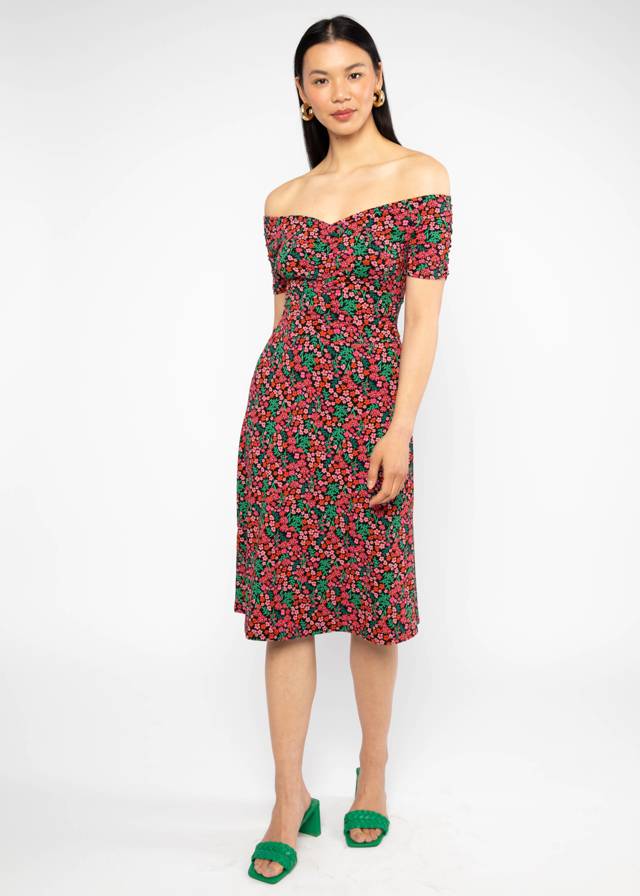 Midikleid La Vita è Bella - Tropical Meadow von Blutsgeschwister