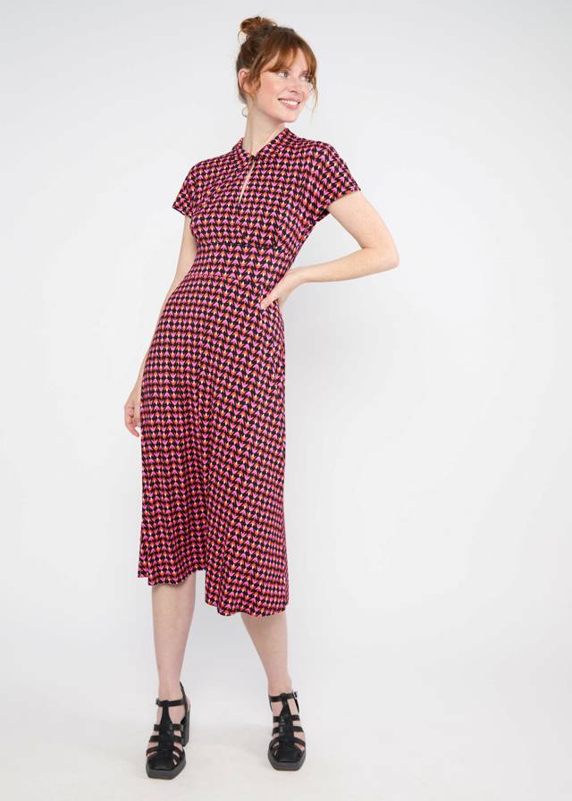 Midikleid Now We Are Talking Ease - Pure Primrose von Blutsgeschwister