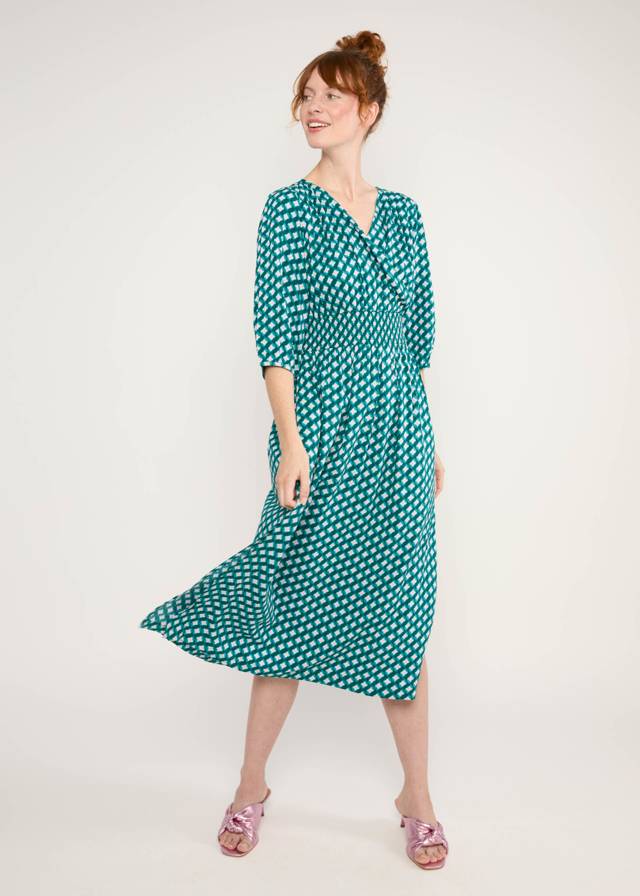 Midikleid Springtime Melody - Emerald Spring Night von Blutsgeschwister