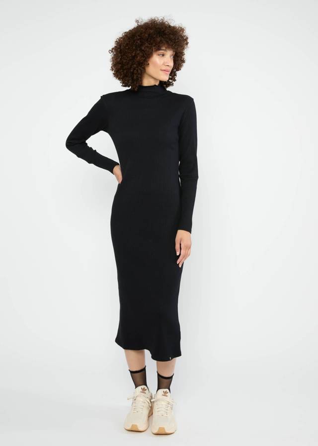 Midikleid The Bodyconscious - Midnight Dahlia Black von Blutsgeschwister
