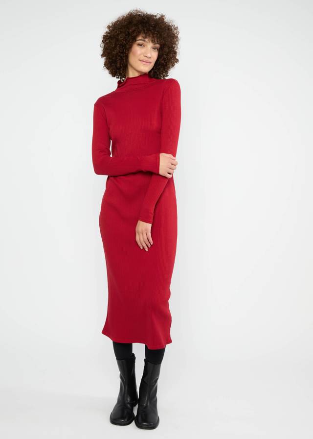 Midikleid The Bodyconscious - Scarlet Dahlia Red von Blutsgeschwister