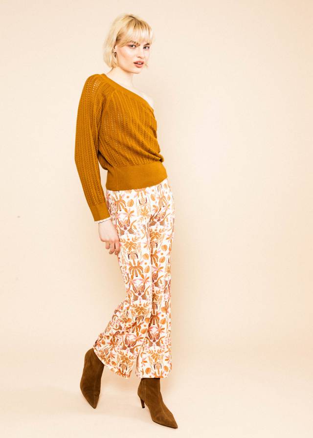 Schlaghose Dancing Jazz - Sunkissed Caramel Dream von Blutsgeschwister