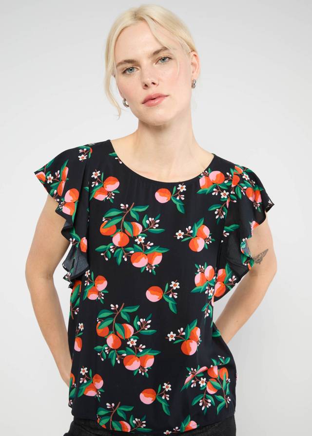 Sommer Top Lovebird's Wings - Orange Grove von Blutsgeschwister