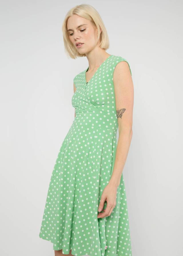 Sommerkleid Shalala Tralala in Love - Favourite Green Dot von Blutsgeschwister