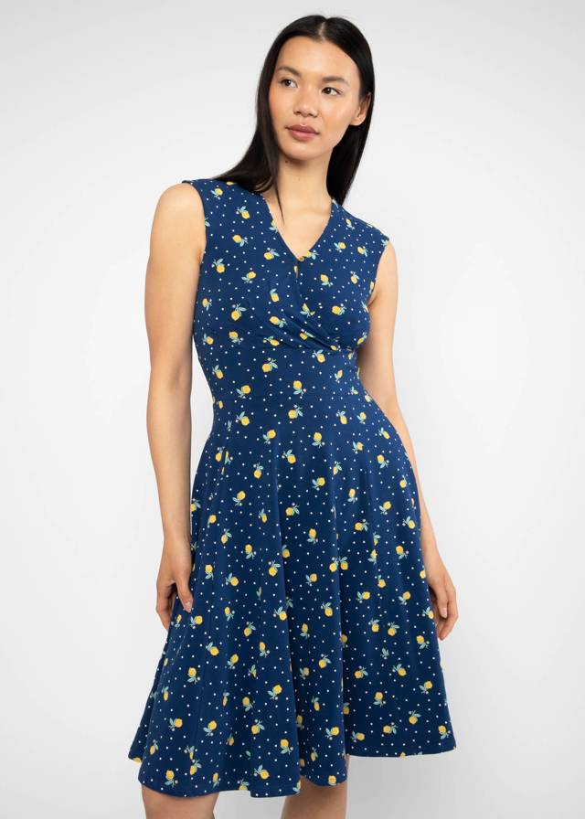 Sommerkleid Shalala Tralala in Love - Lemon Rain von Blutsgeschwister