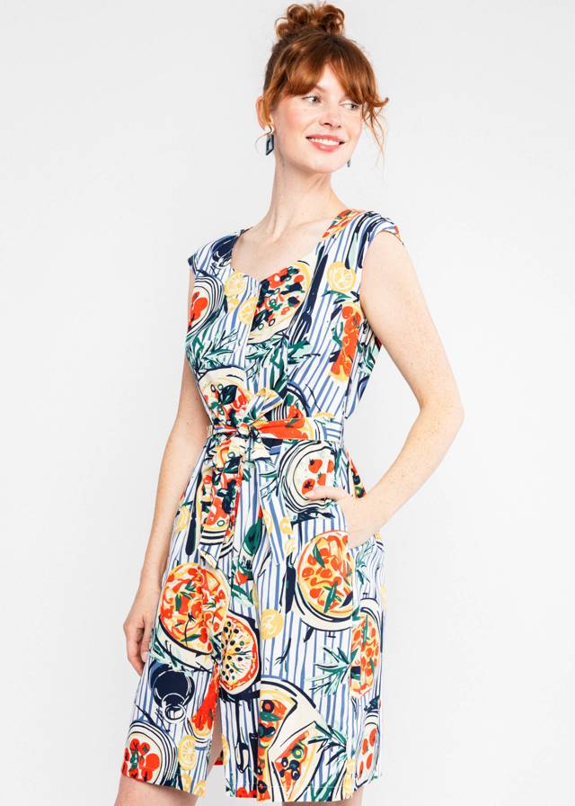 Sommerkleid Veranda Tailorette - Prima Pizza von Blutsgeschwister