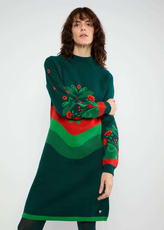 Strickkleid Scandi Woods - Cosy Winter Feelings von Blutsgeschwister