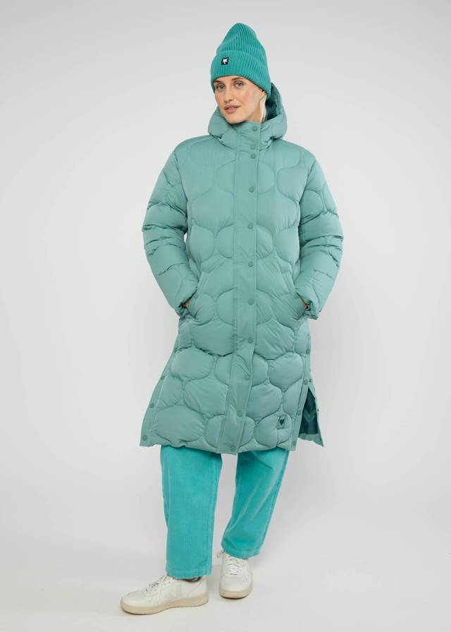 Wintermantel No Down Mister - Cold Retro Blue von Blutsgeschwister