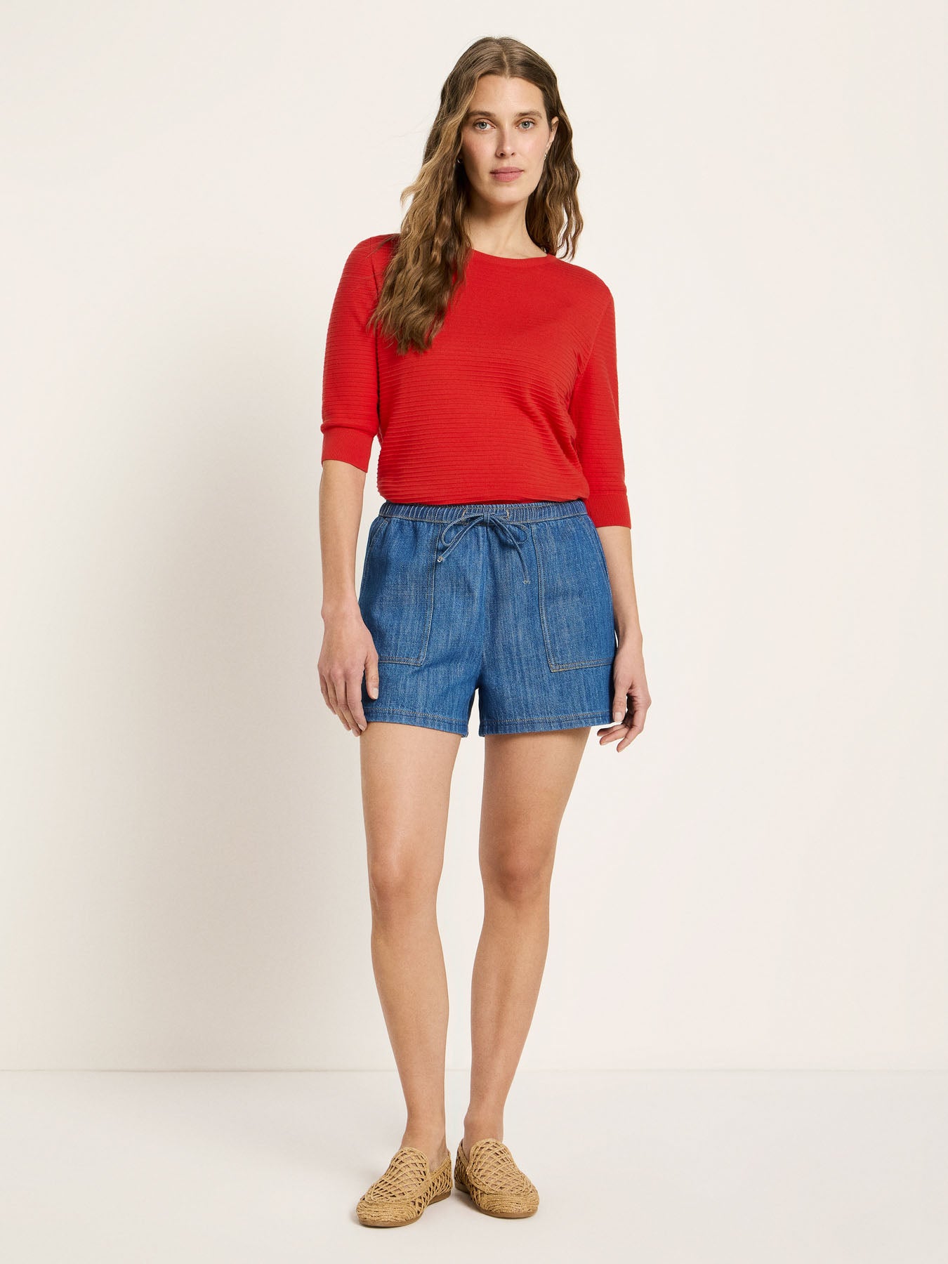 Jeansshorts (GOTS) - Mid Blue Denim von Lanius