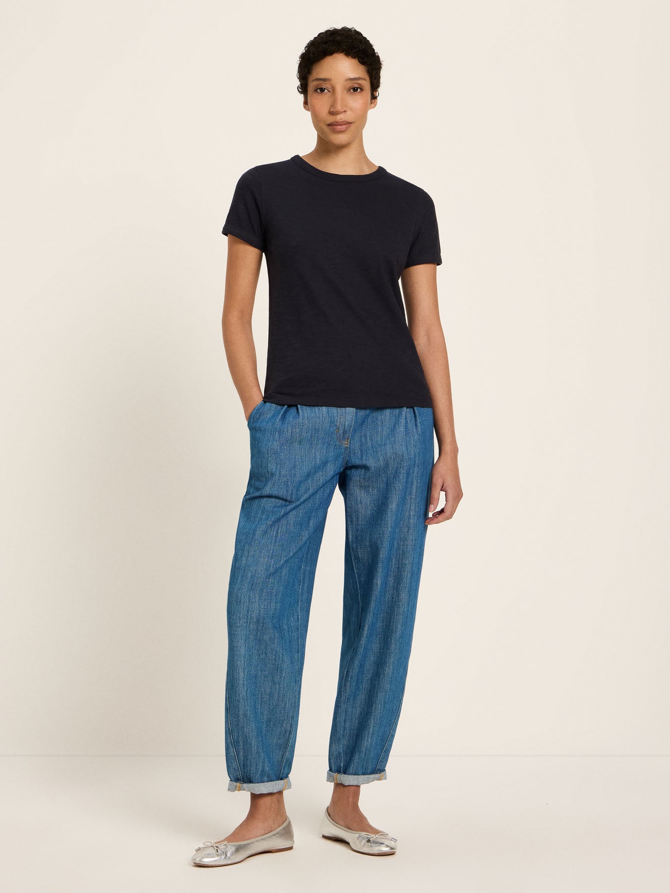 Kurzarmshirt (GOTS) - Midnight von Lanius