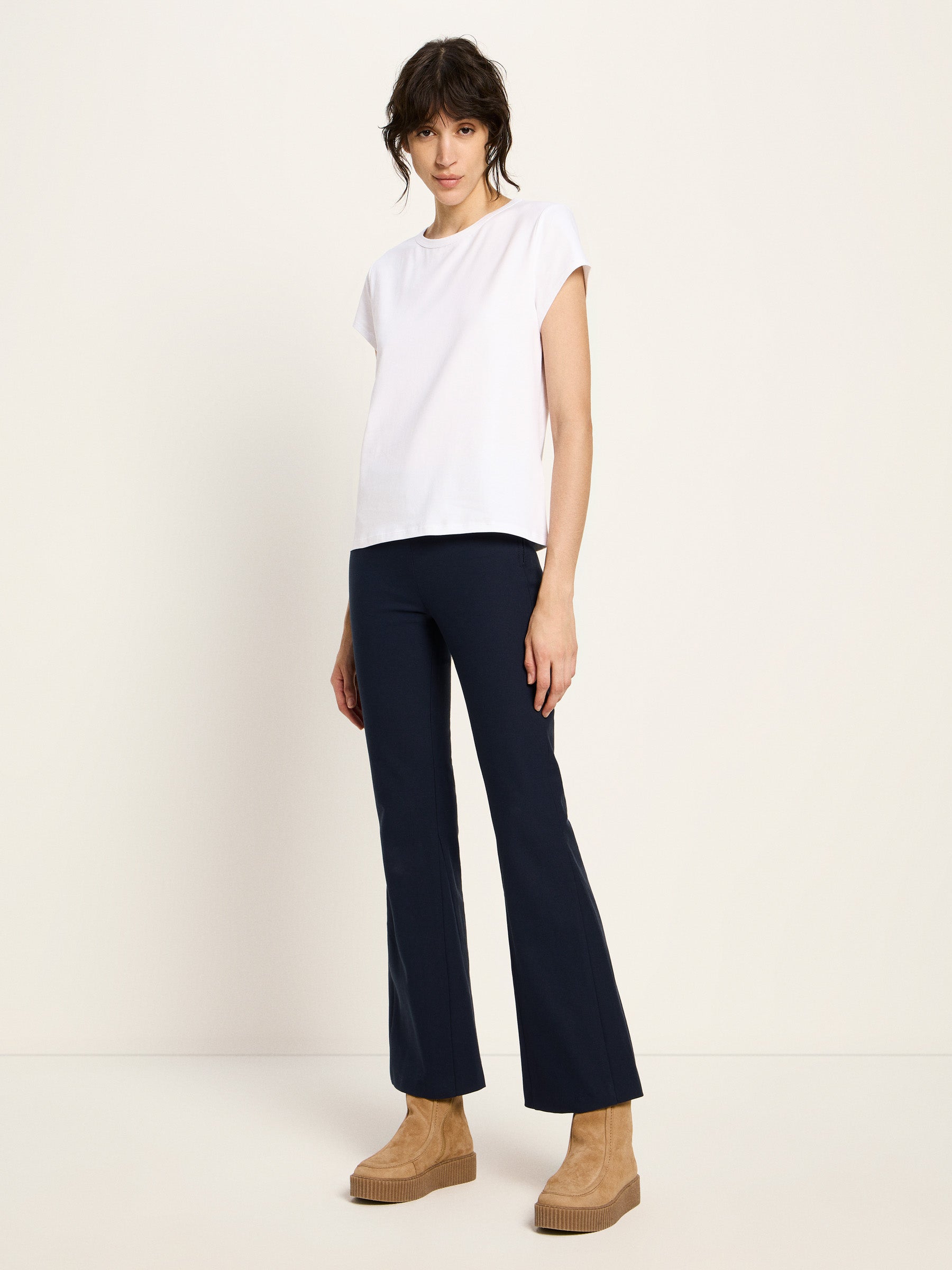 Kurzarmshirt (GOTS) - White von Lanius