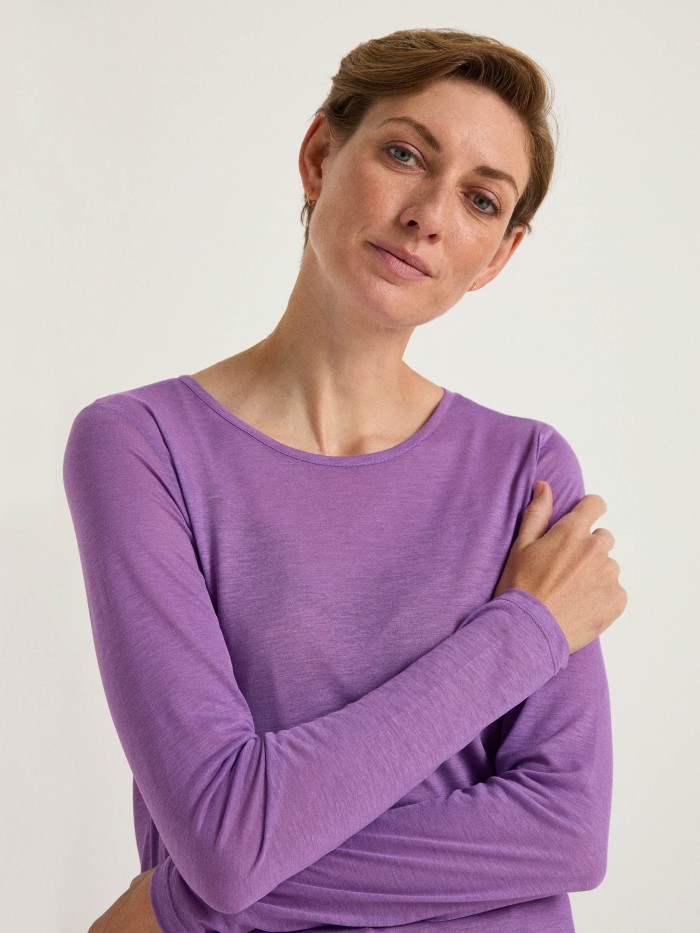 Langarmshirt - Orchid von Lanius