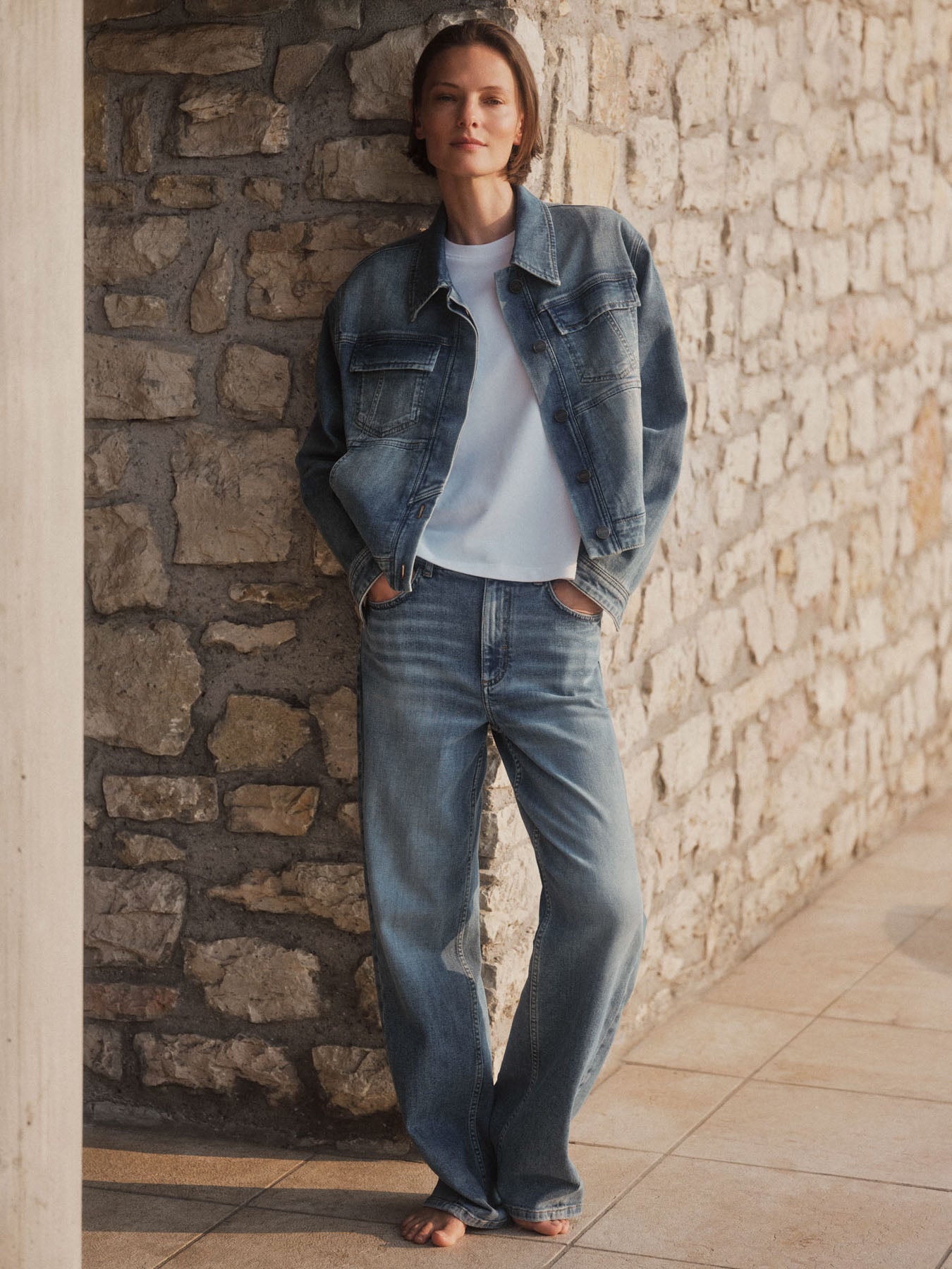 Marlenejeans (GOTS) - Stonewash Blue Denim von Lanius