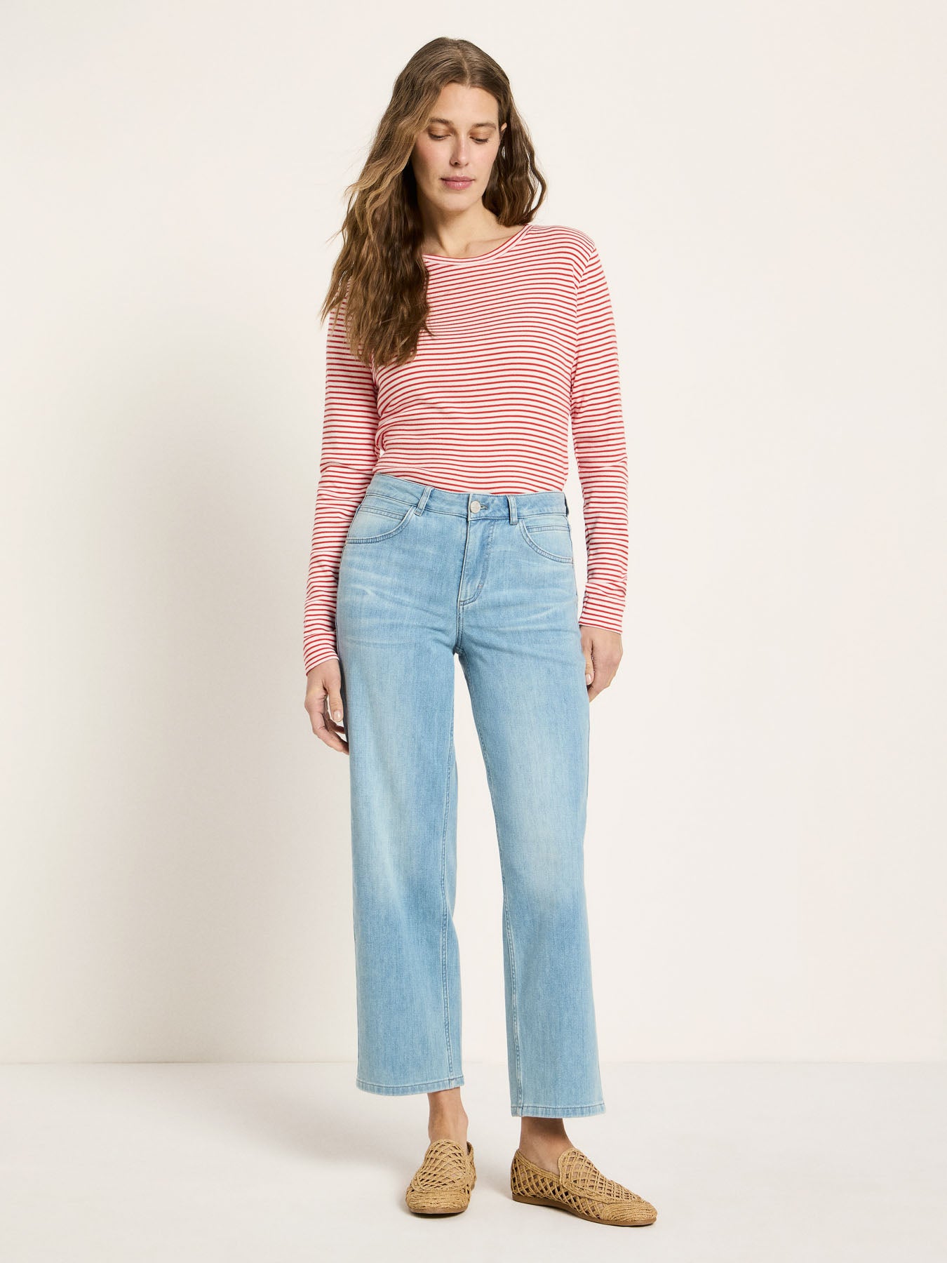 Relaxed Jeans (GOTS) - Light Blue Denim von Lanius