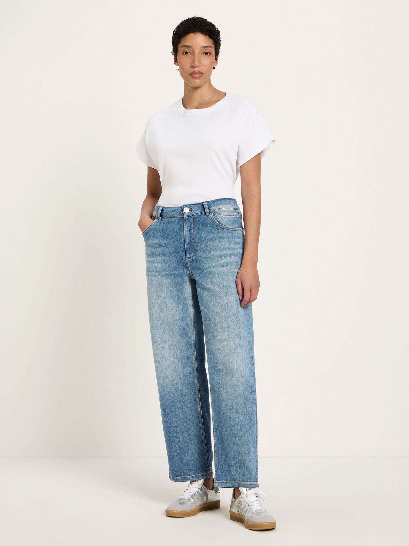 Relaxed Jeans (GOTS) - Stonewash Blue Denim von Lanius