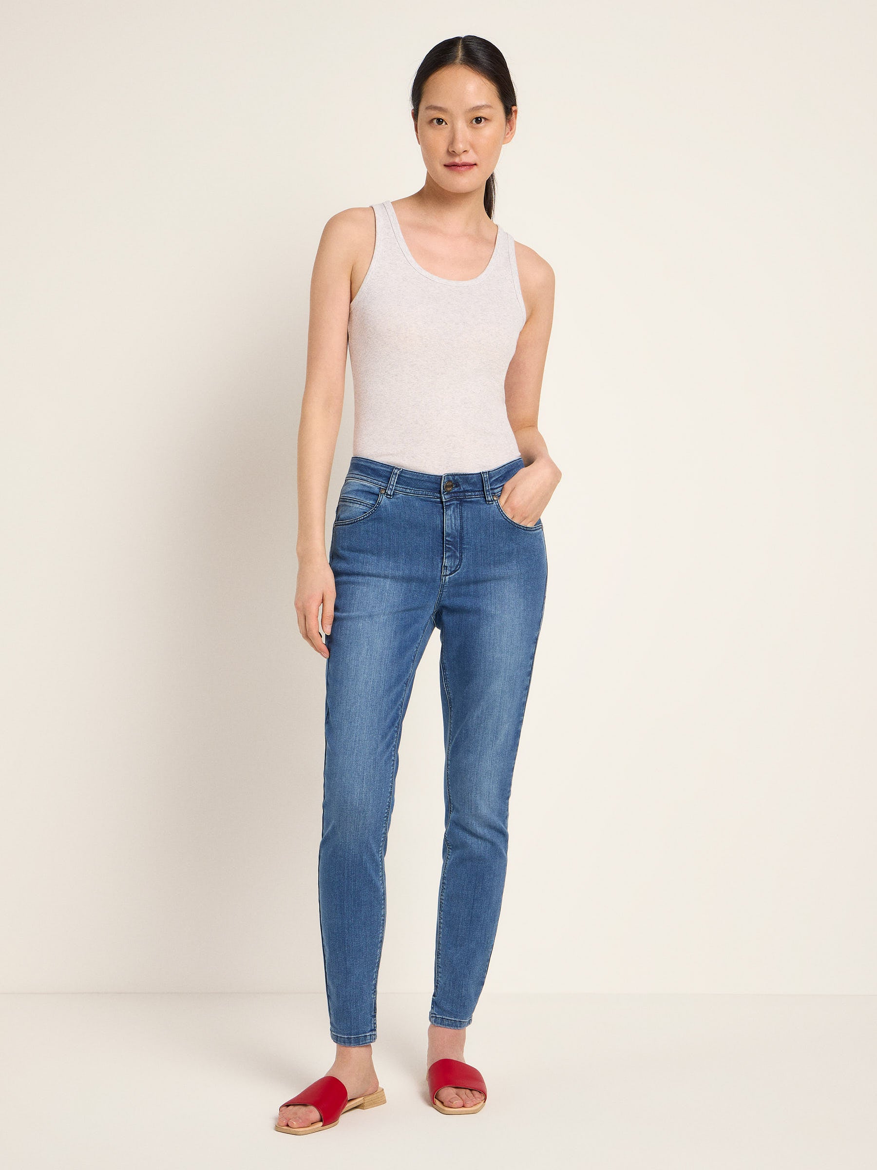 Slim Jeans (GOTS) - Blue Denim von Lanius