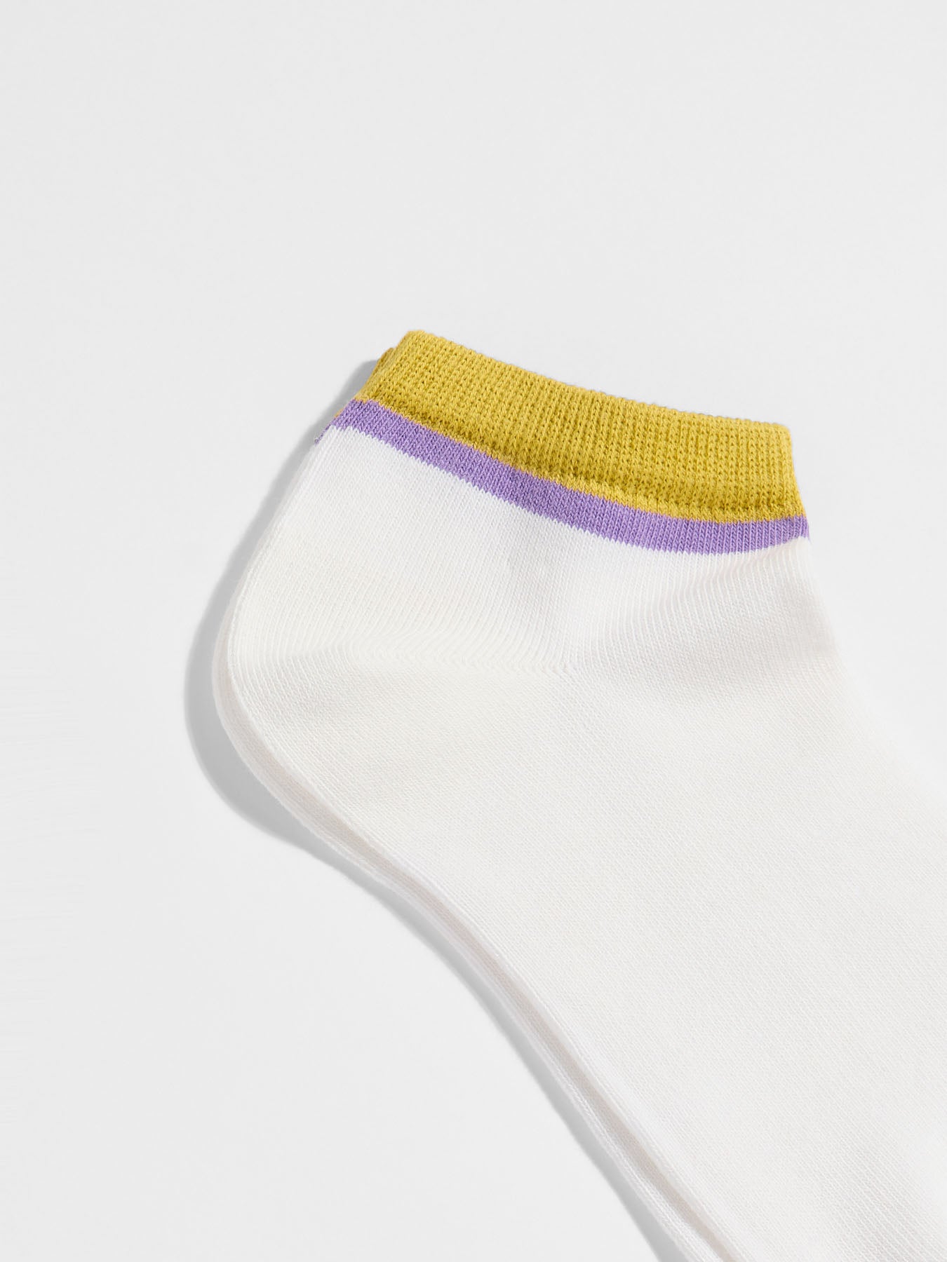 Sneaker Socken (GOTS) - Off White / Kiwi von Lanius