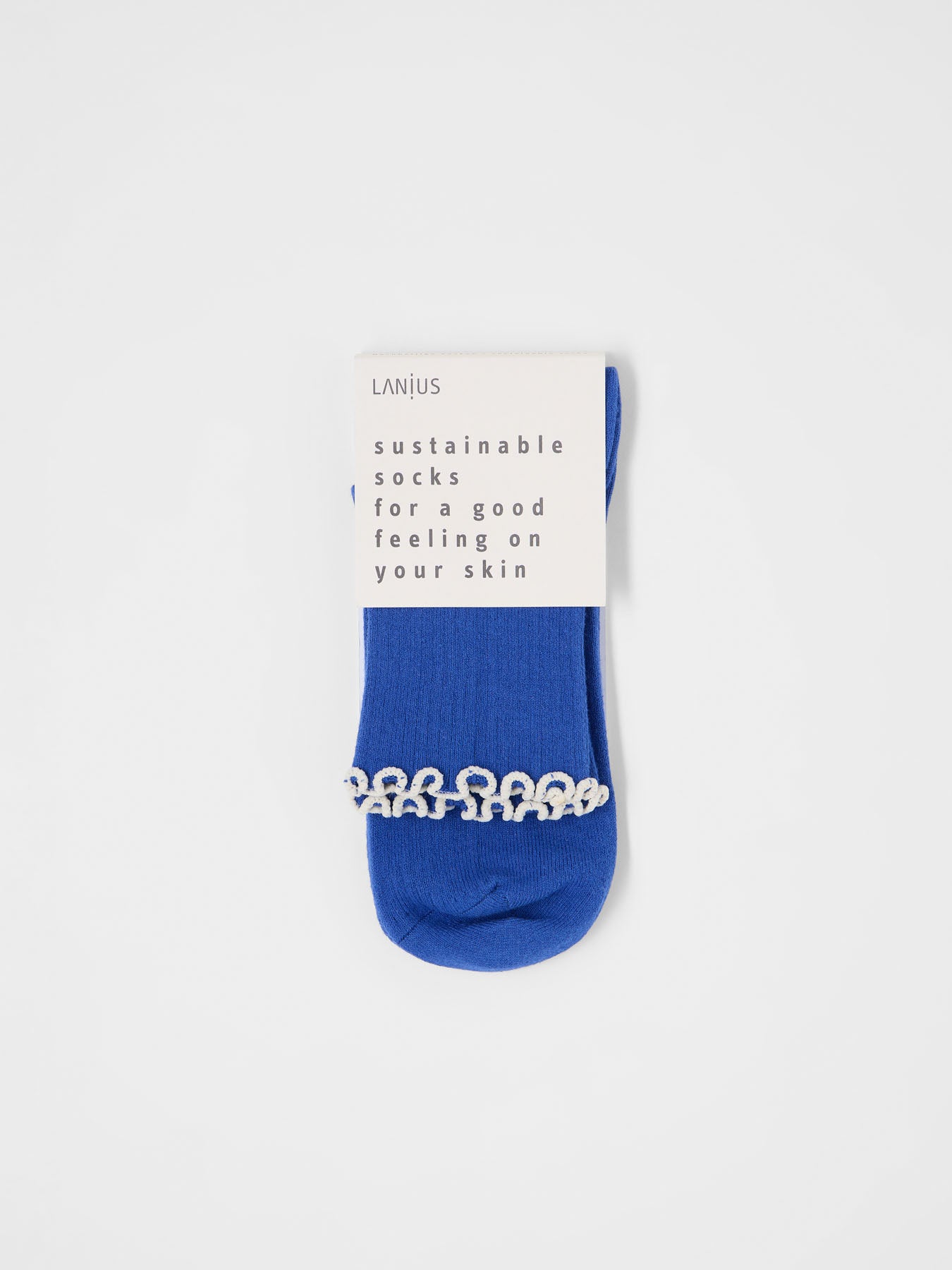 Socken mit Volant (GOTS) - Lapis von Lanius