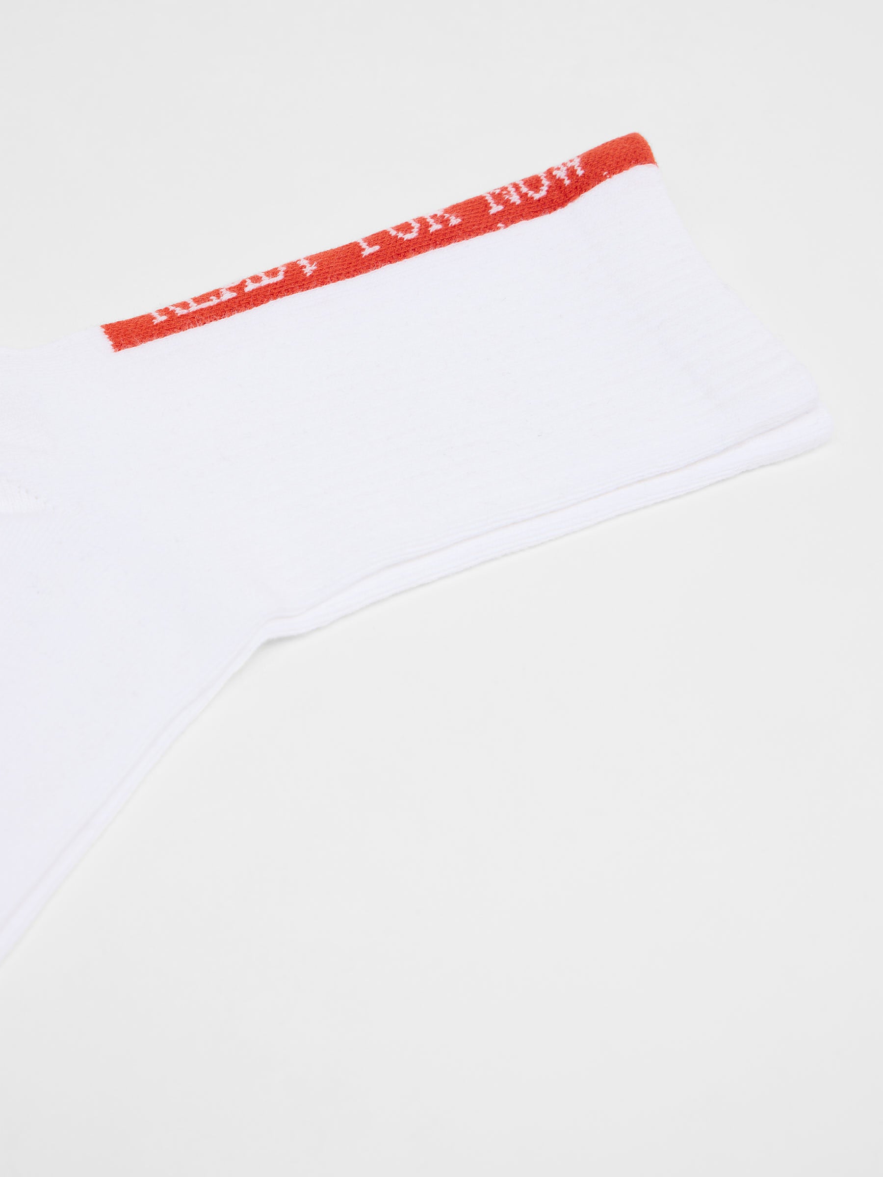 Statement Socken (GOTS) - Red / White von Lanius