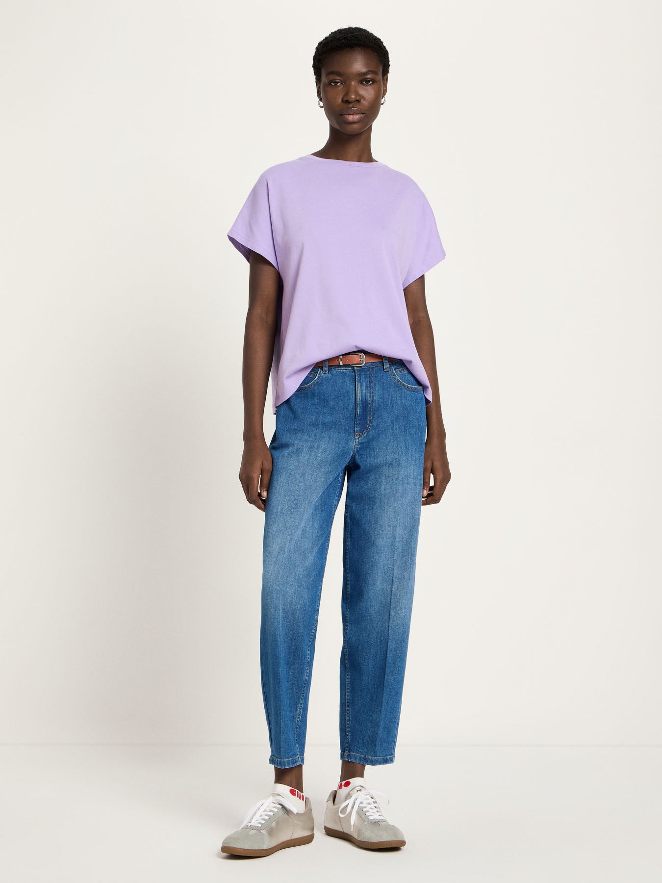 Tapered Jeans (GOTS) - Mid Blue Denim von Lanius